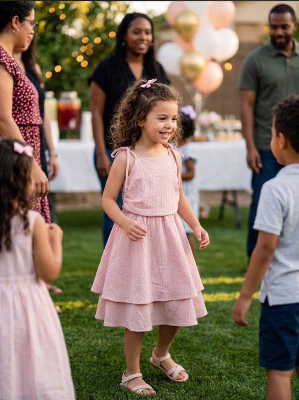 Arshiner Pink Dress